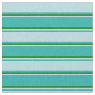 Light Sea Green, Powder Blue, and Green Coloured Fabric