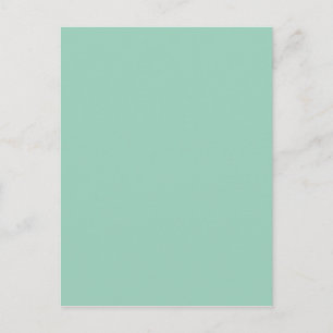 Light Seafoam Green Fashion Colour Trend Sea Foam Postcard