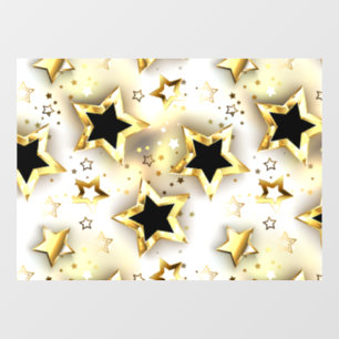 Light seamless with gold stars