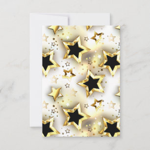 Light seamless with gold stars save the date