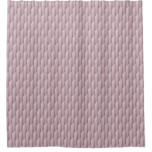 Light Shades of Purple Geometric Abstract Stripes Shower Curtain