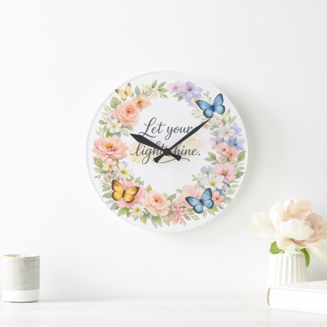 Light shine clock (Home)