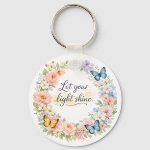 Light shine key ring