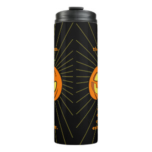 Light shines in the darkness Jack-o-lantern Thermal Tumbler
