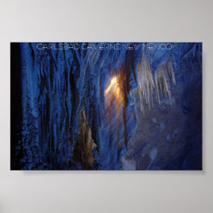 Light shines through Drapery Poster