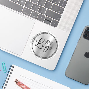 Light Silver Foil Your Business Logo Here