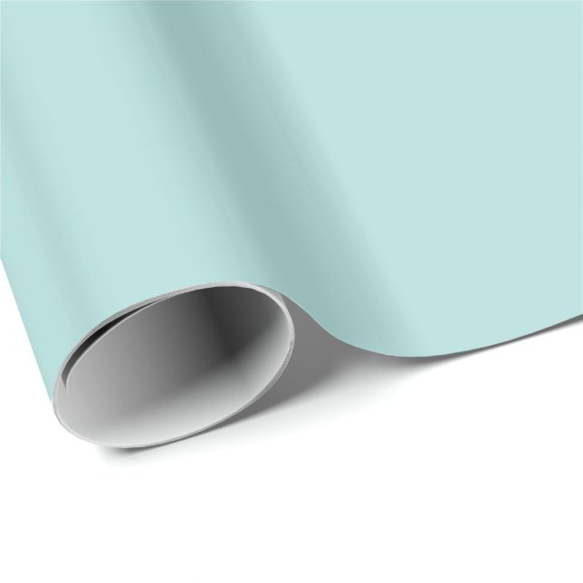 LIGHT SKY BLUE (solid colour) ~ Wrapping Paper (Roll Corner)