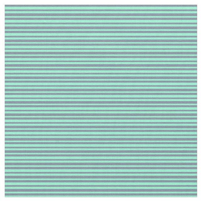 Light Slate Grey & Aquamarine Pattern Fabric (Close Up)