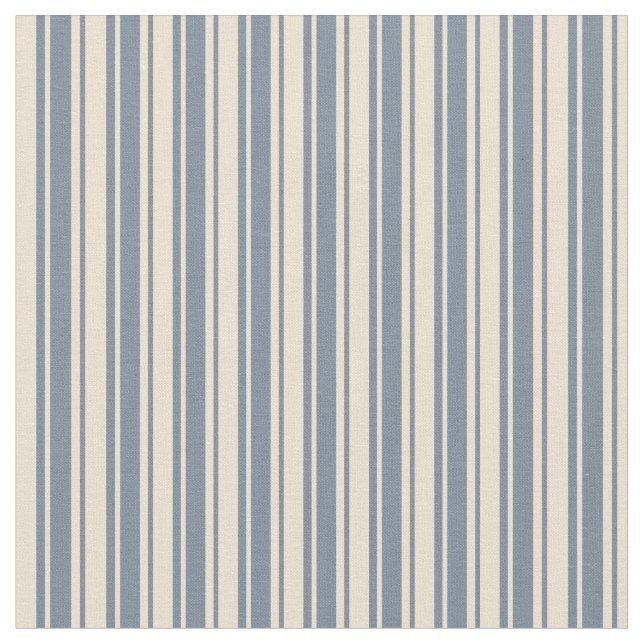 Light Slate Grey & Beige Coloured Pattern Fabric (Close Up)