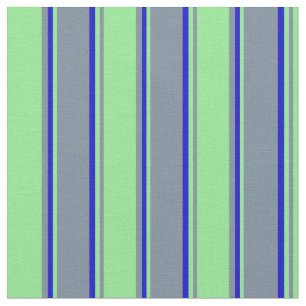 Light Slate Grey, Light Green & Blue Coloured Fabric