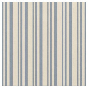 Light Slate Grey & Tan Coloured Stripes Fabric