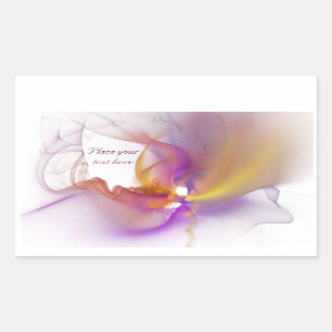 Light Smoke Rectangular Sticker