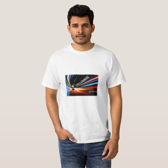 Light speed Millennial T-shirt (Front Full)