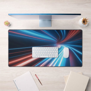 light speed time tunnel desk mat