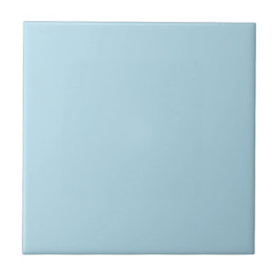 Light Spun Sugar Blue, Solid Colour Pastel Blue Ceramic Tile