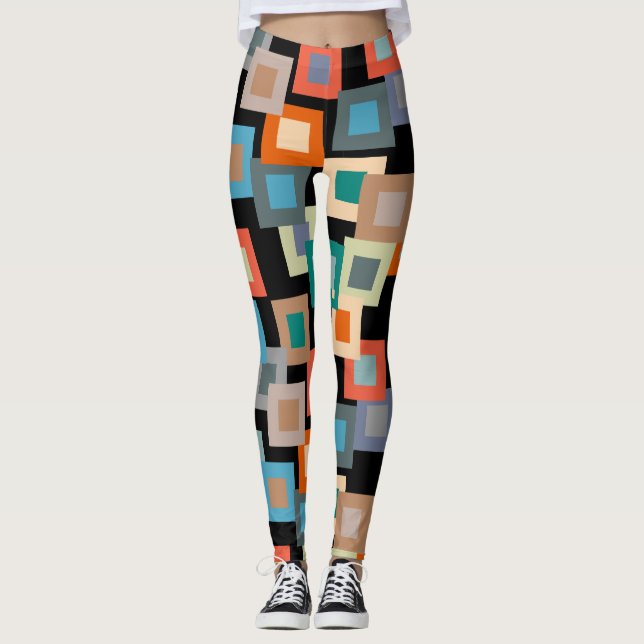 Light Squares on Dark Leggings (Front)