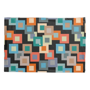 Light Squares on Dark Pillowcase