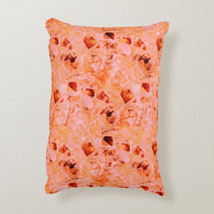 Light stained texture looking like copy of leaves decorative cushion