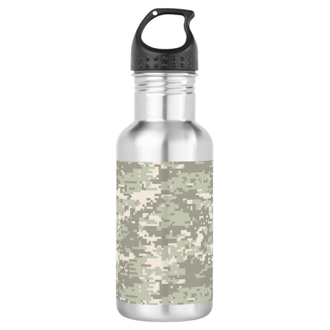 Light Storm Urban Digital Camo Customisable 710 Ml Water Bottle (Front)