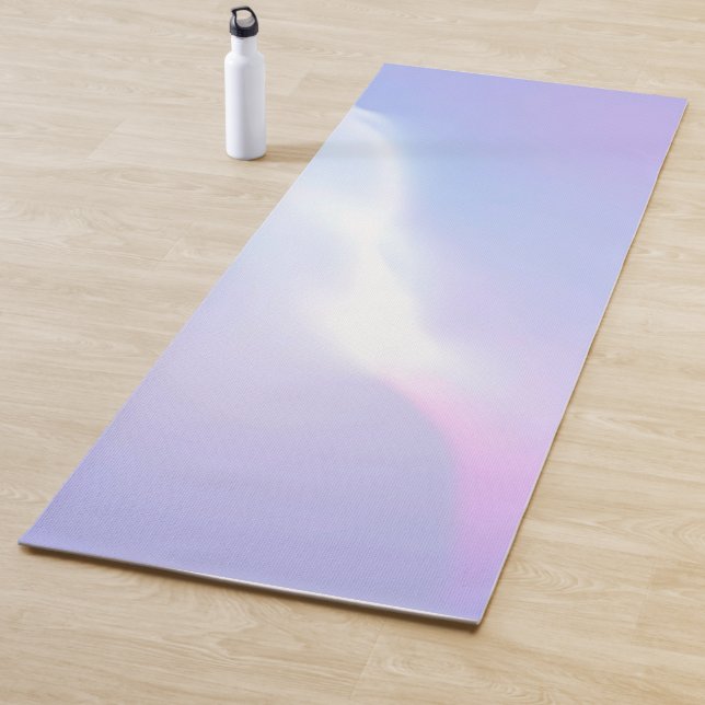 Light Streak in a Purple Sky Yoga Mat (In Situ)