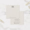 Light tan custom logo earring display card