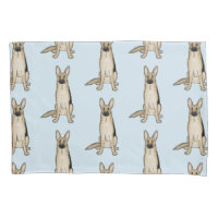 Light Tan German Shepherd Dogs Pattern