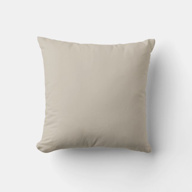 Light Tan Solid Colour - Accessible Beige SW 7036 Cushion (Front)