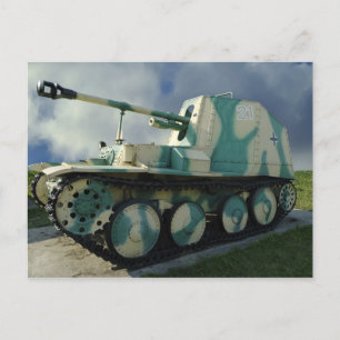 Light tank postcard