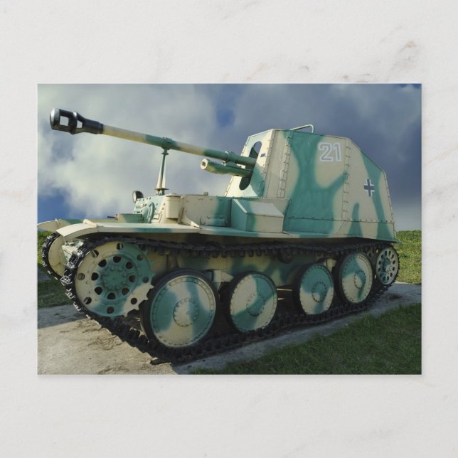 Light tank postcard (Front)