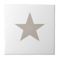 Light Taupe Star