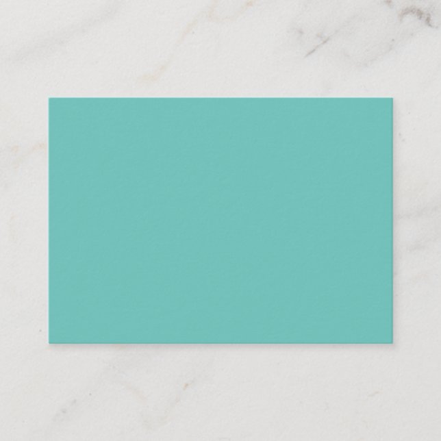Light Teal #6BC388, Half Baked Enclosure Card (Front)