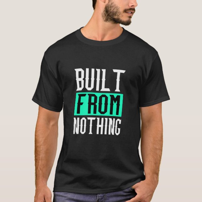 Light Teal Aqua from Scratch Light Teal Aqua Graph T-Shirt (Front)