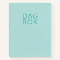 Light Teal Dagbok