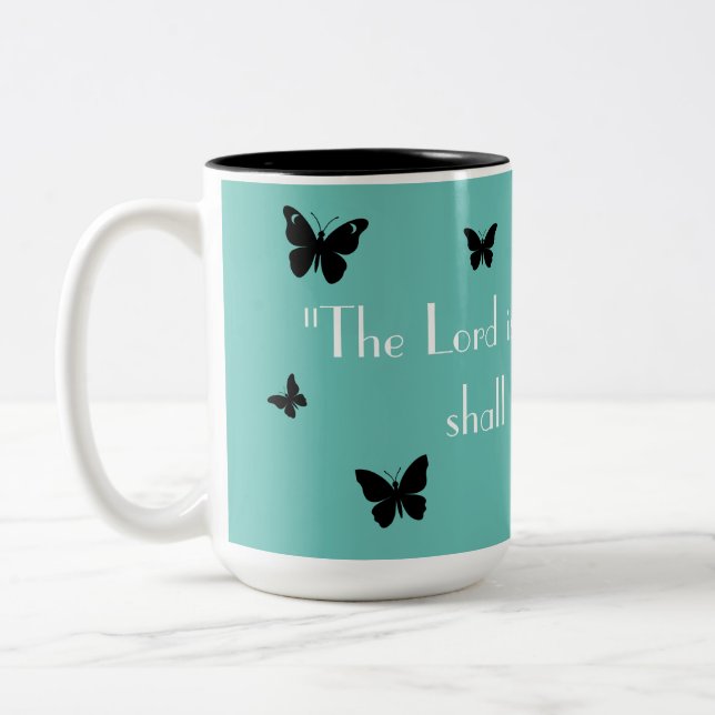 Light Teal Faith Mug (Left)