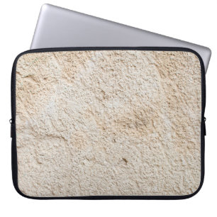 Light texture of old antique wall, layer of concre laptop sleeve