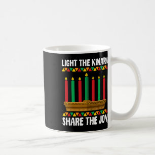 Light The Kinara Share The Joy Kwanzaa Candle Hold Coffee Mug