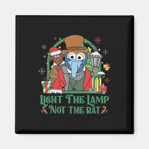 Light The Lamp Not The Rat Funny Christmas 2 Magnet