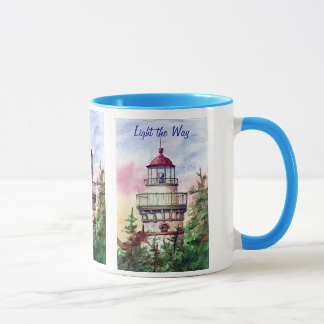 Light The Way Lighthouse Mug (Right)