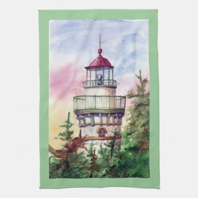 Light The Way Lighthouse Towel (Vertical)