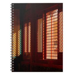 Light Through Mesh Window openings Notebook