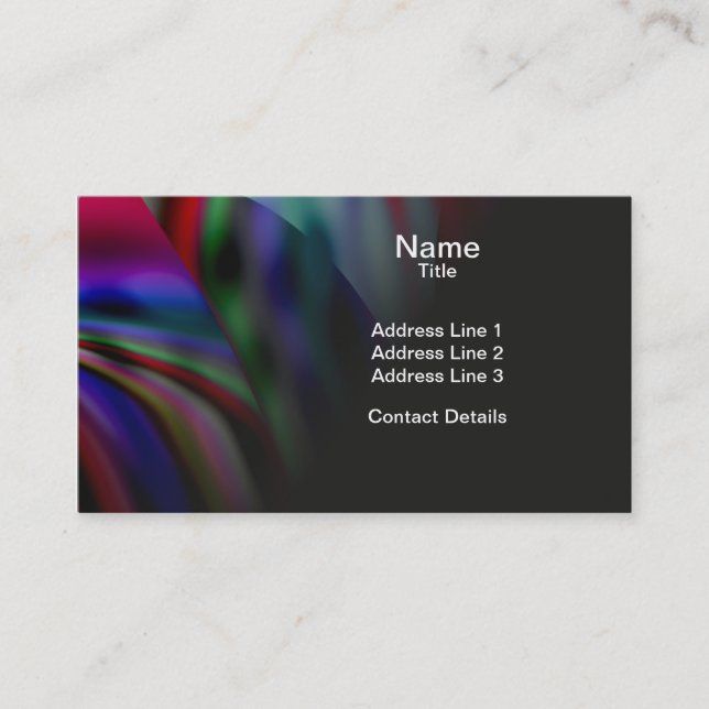 Light Through Stained Glass Windows Business Card (Front)