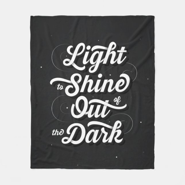 Light to Shine Fleece Blanket (medium) (Front)
