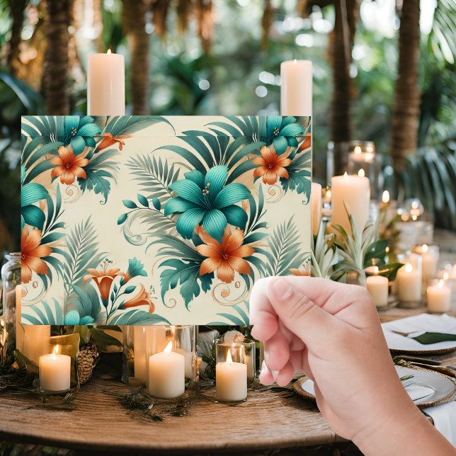 Light Tropical Iridescence Invitation Envelopes (Creator Uploaded)