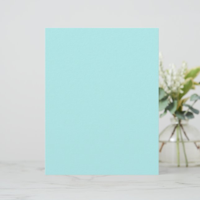 Light Turquoise Letterhead (Standing Front)