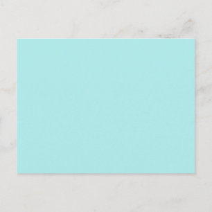Light Turquoise Postcard
