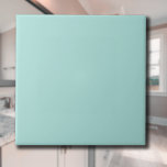 Light Turquoise Solid Colour | Classic | Elegant Ceramic Tile<br><div class="desc">Light Turquoise Solid Colour | Classic | Elegant | Trendy | Stylish | Gift</div>