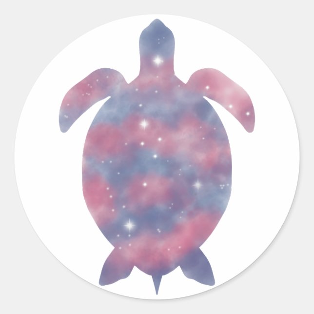 Light Turtle Starscape Sticker (Front)