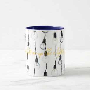 Light Up Light Bulb Mug