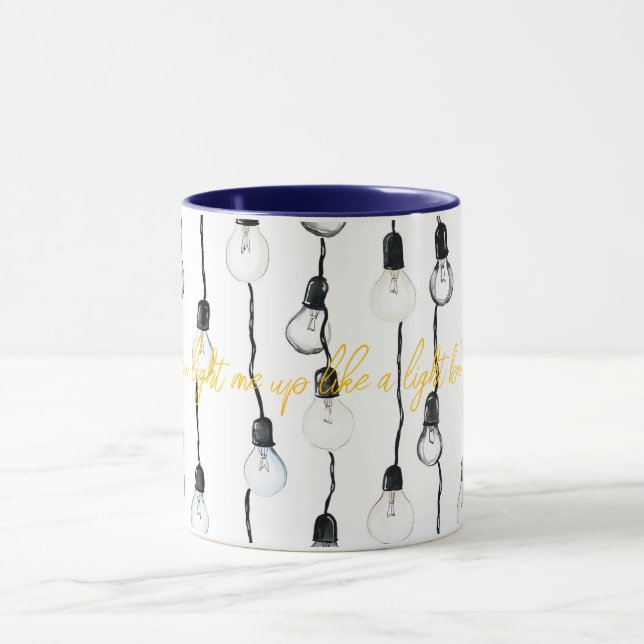 Light Up Light Bulb Mug (Center)