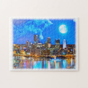 Light Up Night in Pittsburgh Puzzle